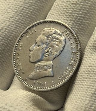 1 Peseta Alfonso XIII 1904