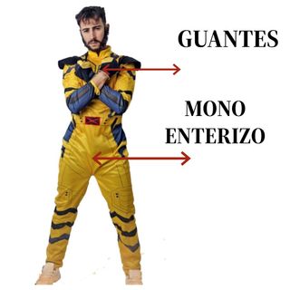 Disfraz Hombre Lobo Mono Enterizo Adulto Talla S/M