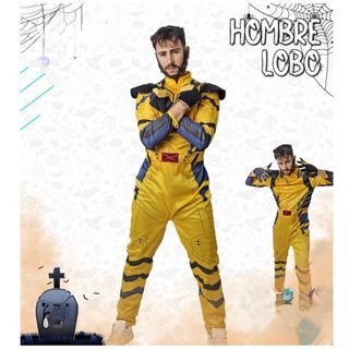 Disfraz Hombre Lobo Mono Enterizo Adulto Talla S/M