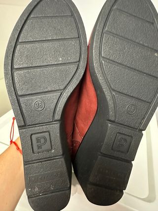 Zapato cuña piel Pitillos marrón