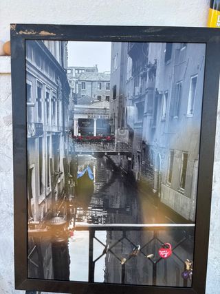 Cuadro Venecia Canal Gondola