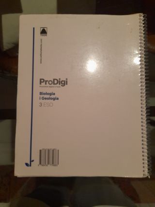 Quadern ProDigi. Biologia i Geologia 3 ESO