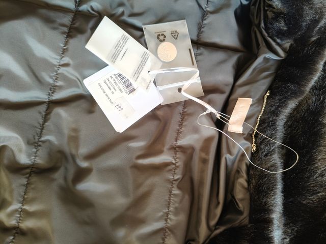 Liu Jo Cappotto Pelliccia Nero Donna