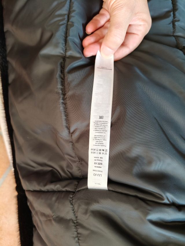 Liu Jo Cappotto Pelliccia Nero Donna