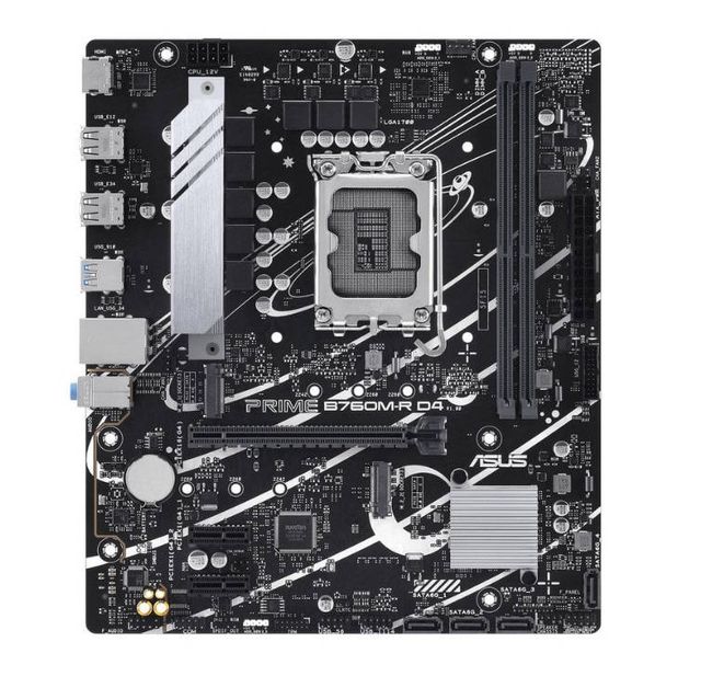 Placa Base Asus PRIME B760M-R D4#706ZE6