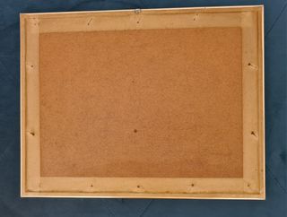 Cuadro Papiro Egipcio Marco Dorado