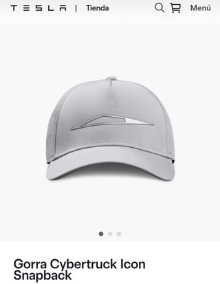 Gorra Tesla Cybertruck Icon Snapback Gris
