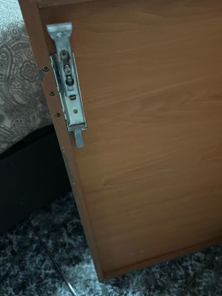 Estantería Vitrina cristal y madera de roble