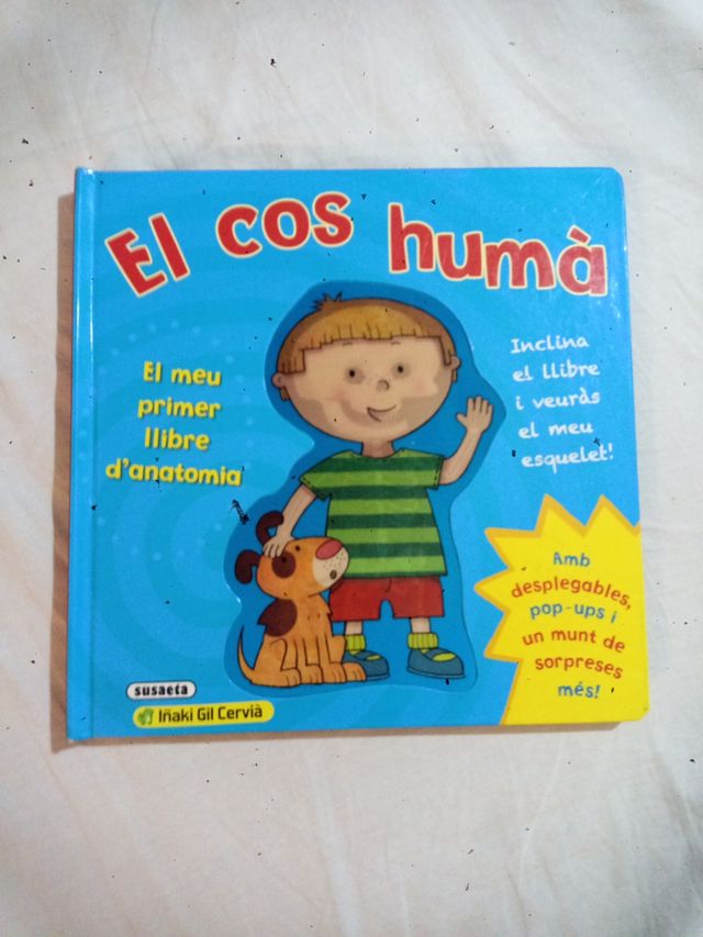 2 llibres infantils sobre el cos humà.