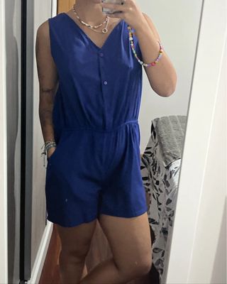 Peto corto azul