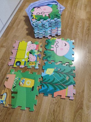Alfombra puzzle de juego para bebe