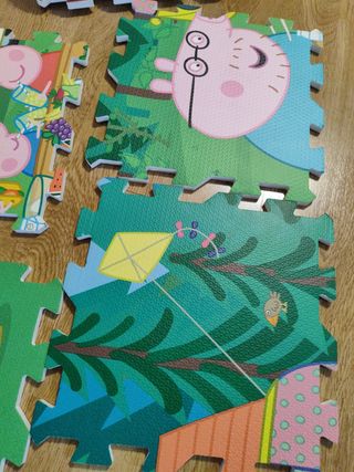 Alfombra puzzle de juego para bebe