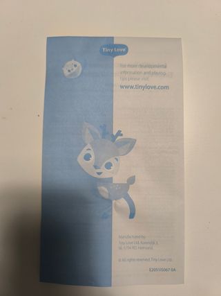 Manta Evolutiva Musical 2 en 1.  Nueva