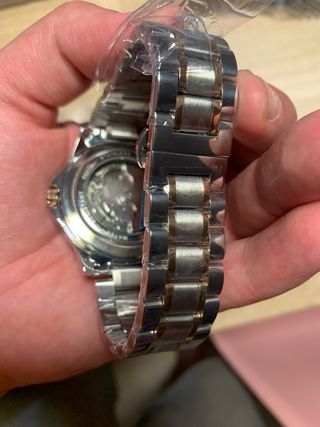 Reloj Automático Uolingongjue Oro y Negro