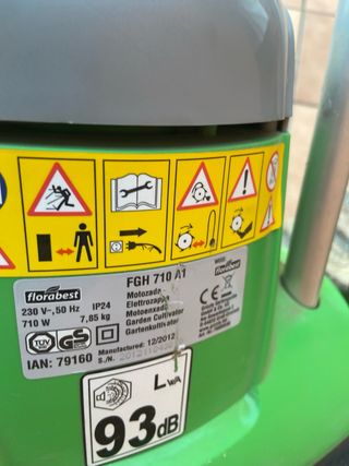 motoazada Eléctrico Turbo Powe máquina de arar