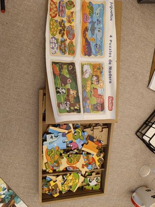 Puzzles de Madera 4 en 1