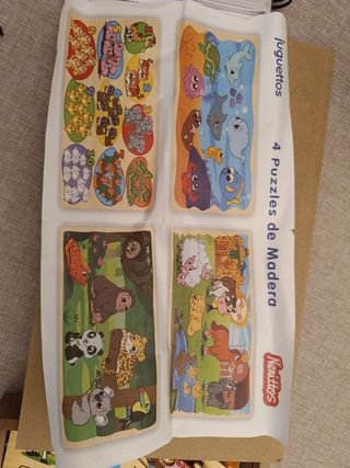 Puzzles de Madera 4 en 1