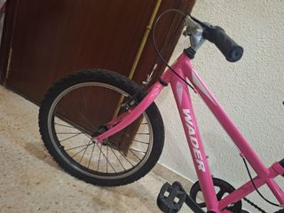 Bicicleta niña rosa Wader