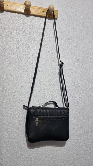 Bolso de mano negro para mujer