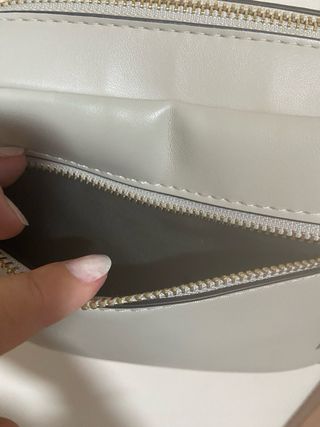 Bolso bandolera Parfois gris y negro