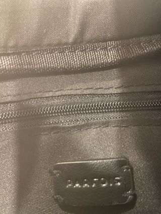 Bolso bandolera Parfois gris y negro