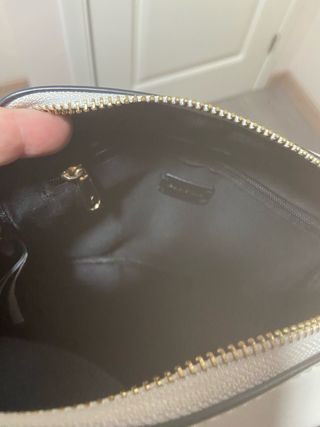 Bolso bandolera Parfois gris y negro