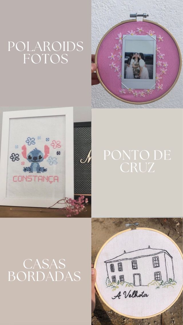 Bordados personalizados, à mão!
Enviar mensagem!