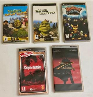 Lote de 8 Videojuegos PS2 y PSP