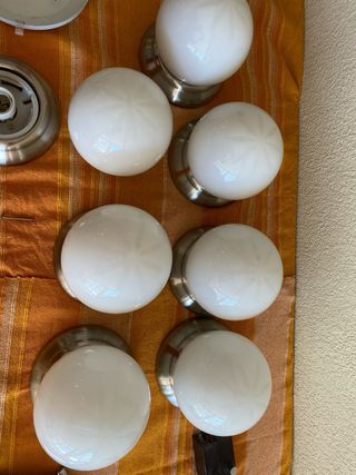 6 Lámparas Esfera Techo/Pared