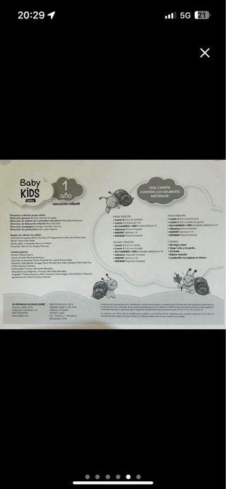 Proyecto baby kids  1 año NUEVO