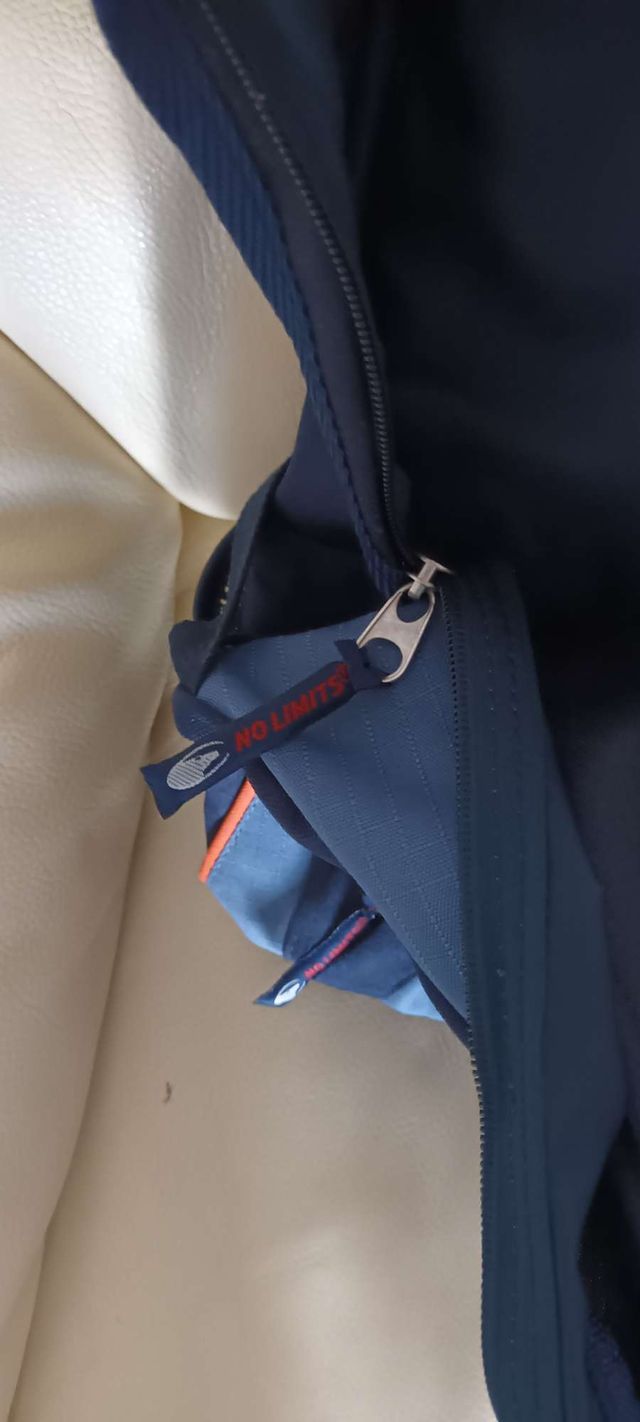 Zaino No Limits blu e arancione