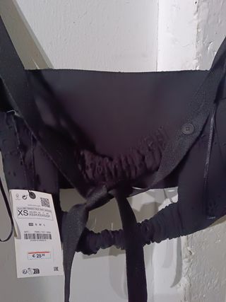 Top Zara Negro Talla S
