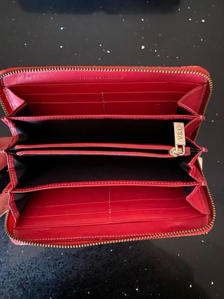 Cartera tarjetero estampado serpiente