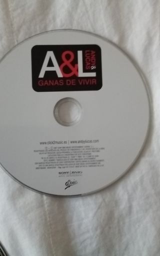 Andy y Lucas+Amaral, CDs Originales.