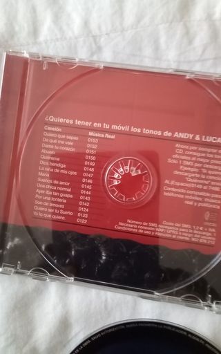 Andy y Lucas+Amaral, CDs Originales.