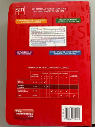 Diccionario Avanzado Primaria. Lengua española  de segunda mano