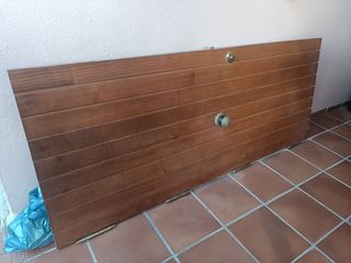 Puerta blindada madera