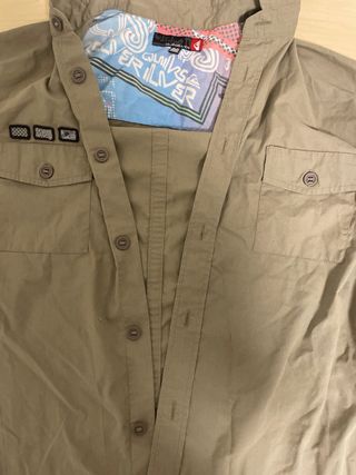 Camisa Quiksilver Verde Talla S