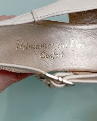 Zapatos señora marfil 37