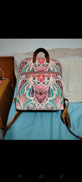 Bolso Mochila Desigual Estampada oferta 19€