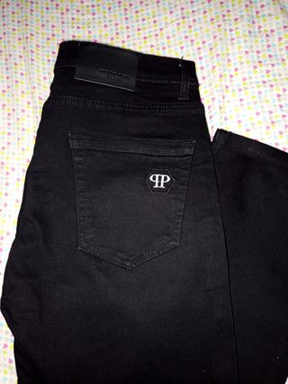 Pantalón Philipp Plein Negro Hombre