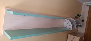 Estanterías de pared madera y metal