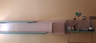 Estanterías de pared madera y metal