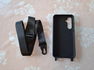 Funda Samsung A55 5G con Cuerda Negra NUEVA