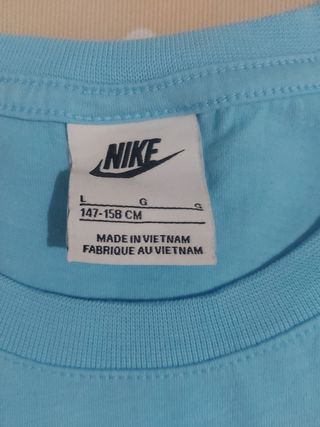 Camiseta Nike niño azul