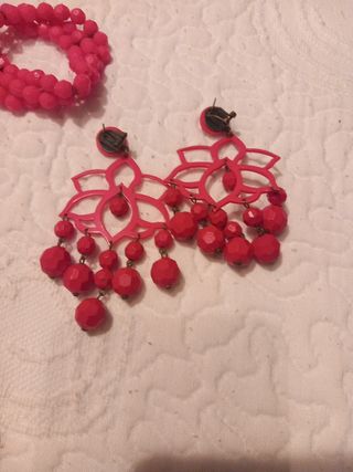 Vestido de flamenca amarillo y fusia