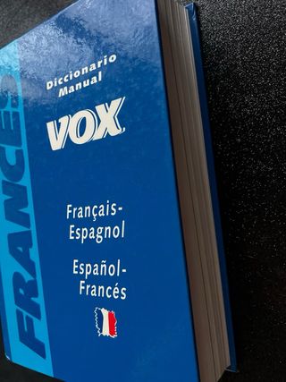 Diccionario manual Francés y Español editorial VOX