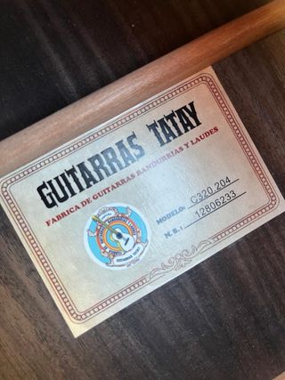 Guitarra Española Tatay C320.204. Nueva