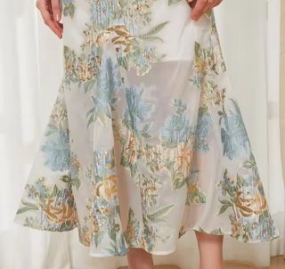 Vestido floral midi