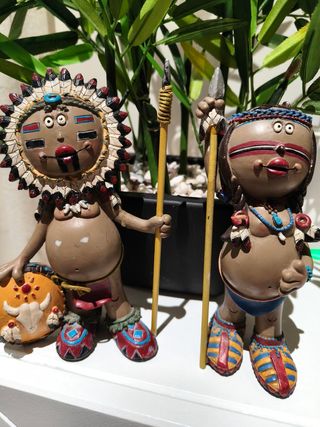 Figuras Decorativas Indios Nativos Americanos